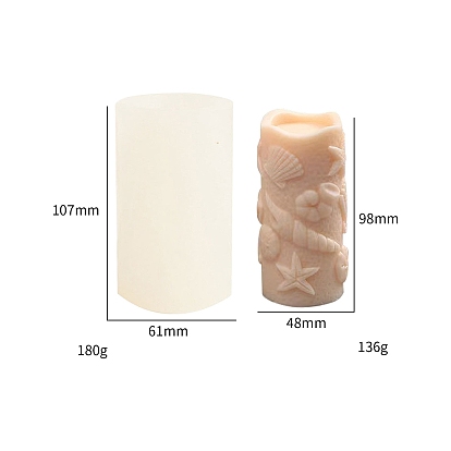 Морская тема пищевая силиконовая форма для свечей своими руками, для изготовления свечей