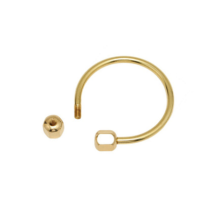 Латунные подвески с карабином, кольцо