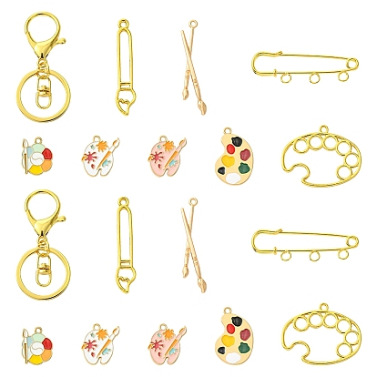 DIY картина тема сплав брелок брошь наборы для изготовления булавок, изготовление ювелирных наборов