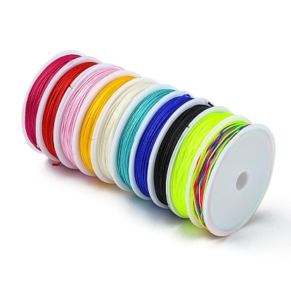 10 Rolls 10 Colors Nylon Thread, Chinese Knotting Cord