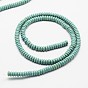 Synthetic Turquoise Bead Strands, Dyed, Rondelle