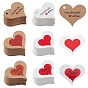 Paper Gift Tags, Hange Tags, For Arts and Crafts, For Valentine's Day, Thanksgiving, Heart