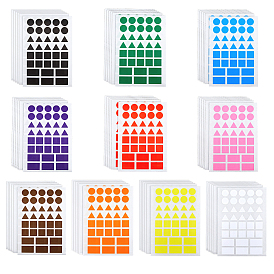 60листы 10цветная бумага водостойкие наклейки, самоклеящиеся наклейки