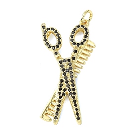 Латунные микро проложить кубического циркония подвески, ножницы подвески, долговечный, стойки покрытие, без свинца и без кадмия