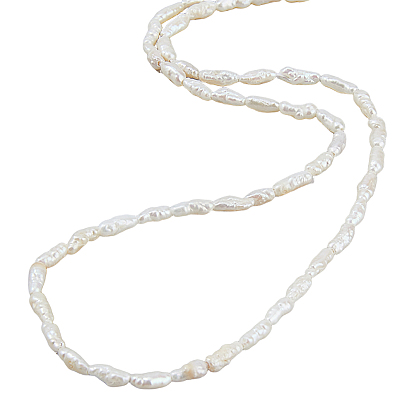 1 нити натуральных культивированных пресноводных жемчужных бусин, жемчужина барокко кеши, придерживаться