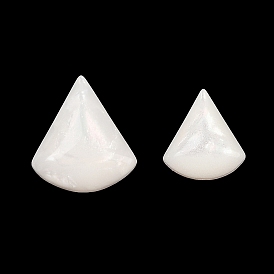 Opaque Resin Decoden Cabochons, Triangle