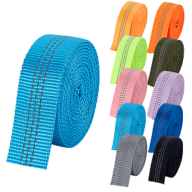 20 ярды 10 цвета имитации нейлоновой светоотражающей ленты, аксессуары для одежды