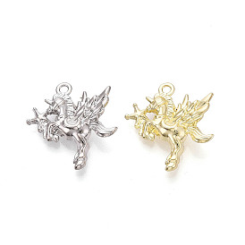 Подвески из сплава , амулеты в виде лошади и крыла