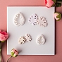 Monstera Leaf Plastic Molds, Clay Cutters, Clay Modeling Tools, for Earring Making