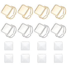 Набор для изготовления квадратных пустых колец из нержавеющей стали