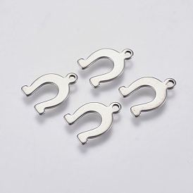 201 Stainless Steel Charms, Ohm