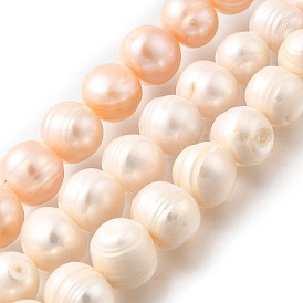 Нити из натурального культивированного пресноводного жемчуга, картофель