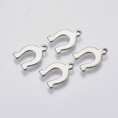 201 Stainless Steel Charms, Ohm