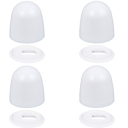 Круглые пластиковые заглушки для болтов унитаза с дополнительными шайбами, ванные принадлежности