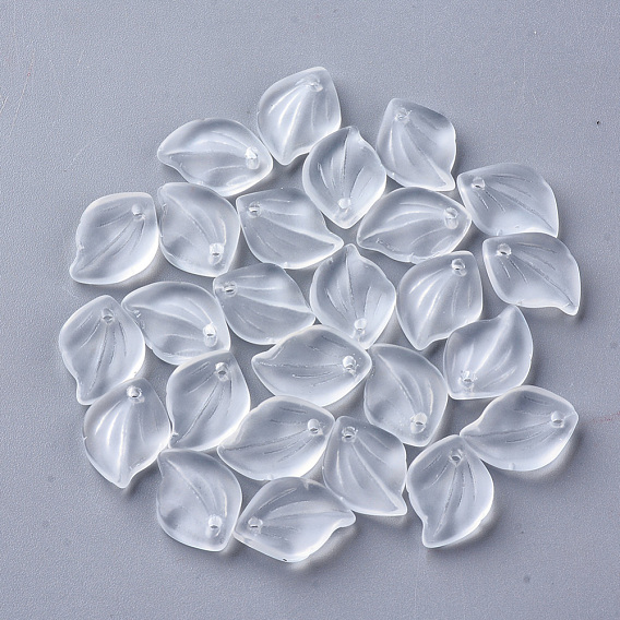 Окрашенного распылением стеклянные подвески, матовые, лист