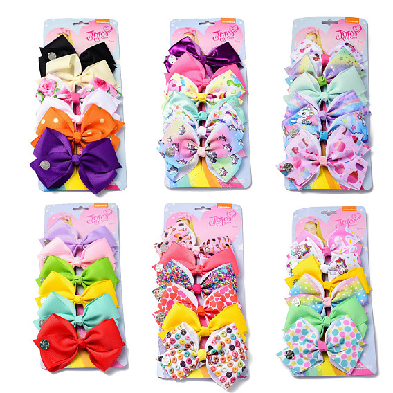 Железные заколки для волос , ткань с бантом, платина