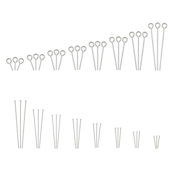 304 Stainless Steel Flat Head Pins & Eye Pin