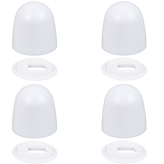 Круглые пластиковые заглушки для болтов унитаза с дополнительными шайбами, ванные принадлежности