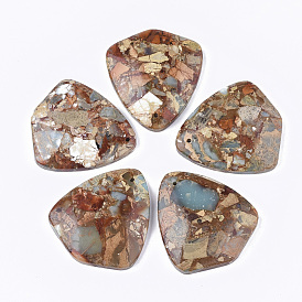 Synthetic Aqua Terra Jasper Pendants