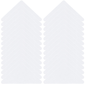 250шт. ПВХ наклейки для придания формы воротнику рубашки, воротник-стойка, треугольные