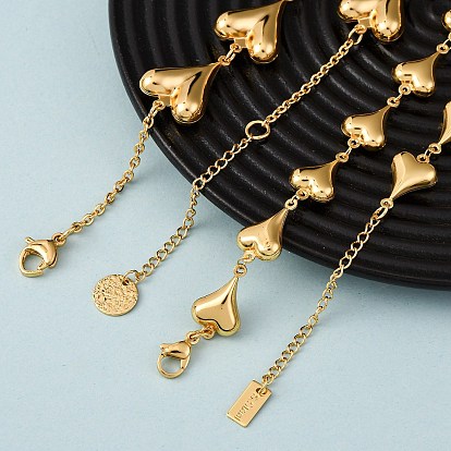 304 ожерелья из нержавеющей стали в форме сердца для женщин