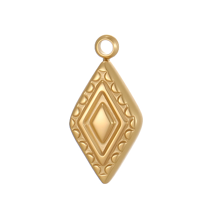 304 прелести нержавеющей стали, ромб, ионное покрытие (ip)