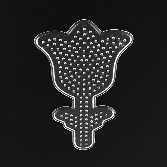 Пластиковые плетеные из цветков abc, используемые для 5x5 mm diy плавких шариков, 142x85x5 мм