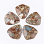 Synthetic Aqua Terra Jasper Pendants