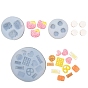 Cookie DIY Food Grade Silicone Fondant Molds, for Chocolate Candy Making
