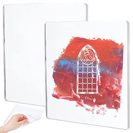 Многоразовая силиконовая пластина для гелевой печати для творчества.