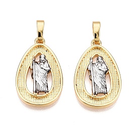 Латунные подвески, без кадмия и без свинца, слеза с амулетами святого Иуды