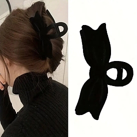 Plush Claw Hair Clips, Bowknot, Hair Accessories for Women Girls