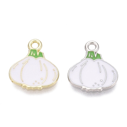 Emaille Anhänger Legierung, Knoblauch Charms