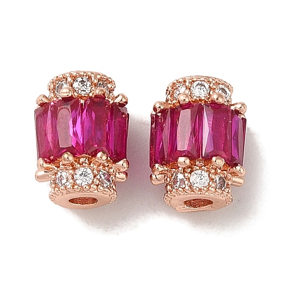 Покрытие стойки латунное паве бусины из кубического циркония, долговечный, без кадмия и без свинца, колонка