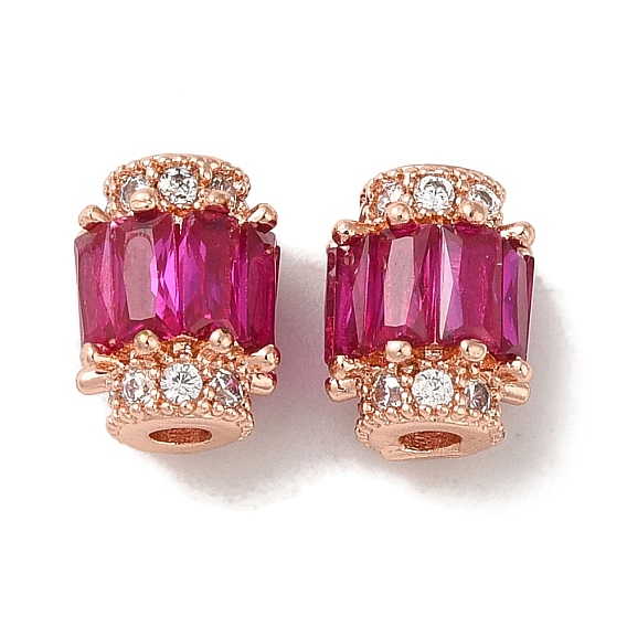 Покрытие стойки латунное паве бусины из кубического циркония, долговечный, без кадмия и без свинца, колонка