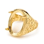 Long-Lasting Plated Brass Finger Ring Components, 4 Claw Prong Ring Settings
