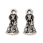 Сплавочные подвески тибетского стиля, девственница десампарадос, без свинца и без кадмия