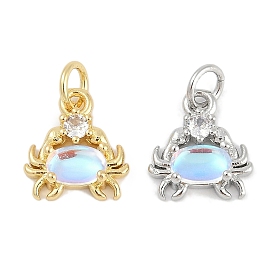 Стойки обшивки латунные подвески, с кубического циркония, крабовые прелести, долговечный, без свинца и без кадмия, с целью перехода в кольце