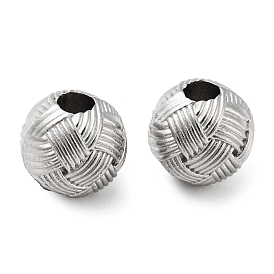 316 Stainless Steel Beads, Round