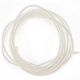 French Copper Wire Grimp Wire, Round Flexible Coil Wire, Metallic Thread for Embroidery and Jewelry Making, Long-Lasting Plated