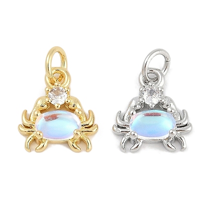 Стойки обшивки латунные подвески, с кубического циркония, крабовые прелести, долговечный, без свинца и без кадмия, с целью перехода в кольце