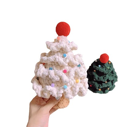 Hand-woven diy Christmas tree wool homemade crochet material package to relieve boredom and send girlfriends and girlfriends holiday gifts