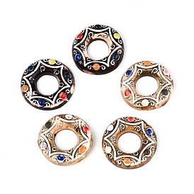 Фарфора ручной работы подвески, кольцо, фантазии античного стекла фарфора