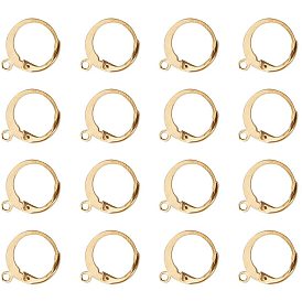 316 серьги-зажимы из хирургической нержавеющей стали, с петлей