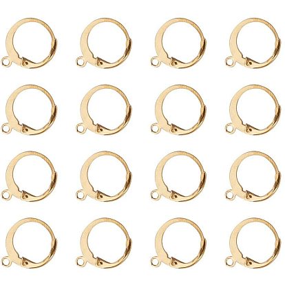 316 серьги-зажимы из хирургической нержавеющей стали, с петлей