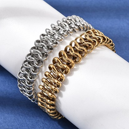 12MM 316L Surgical Stainless Steel Link Chain Bracelets