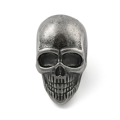 316 бусины из хирургической нержавеющей стали, череп