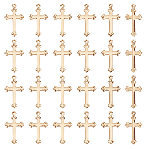 30шт. латунные подвески, крест очарование