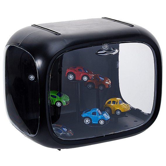 Прямоугольные пластиковые витрины для минифигурок, Пыленепроницаемые коробки для демонстрации кукол с магнитными крышками для моделей игрушек фигурок