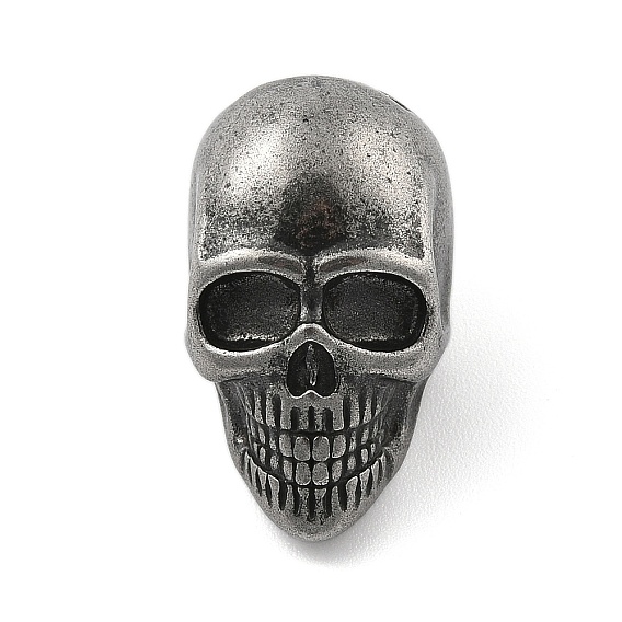 316 бусины из хирургической нержавеющей стали, череп